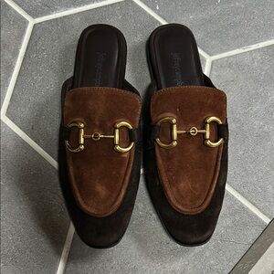 Jeffrey Campbell Suede Mules